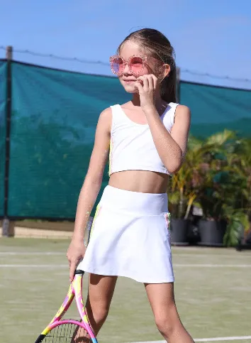 Rainbow Sherbert Sequin Tennis Set