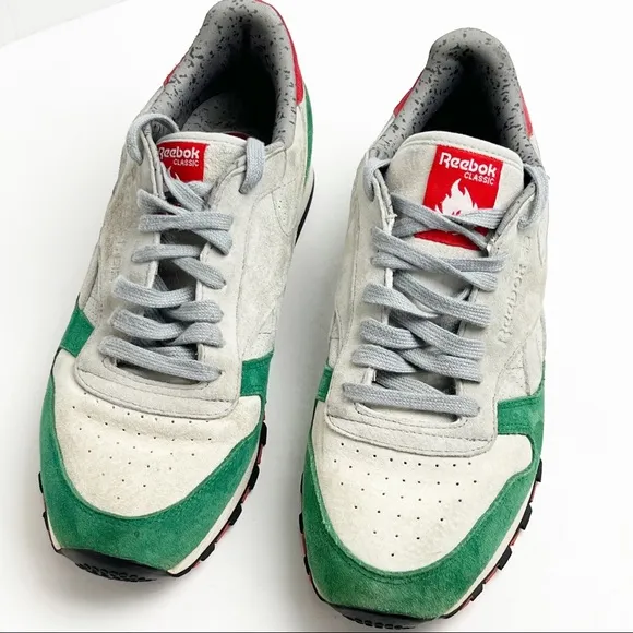 REEBOK x HANON Classic Leather 3 Castles Tennis Shoes Sneakers, Size 8