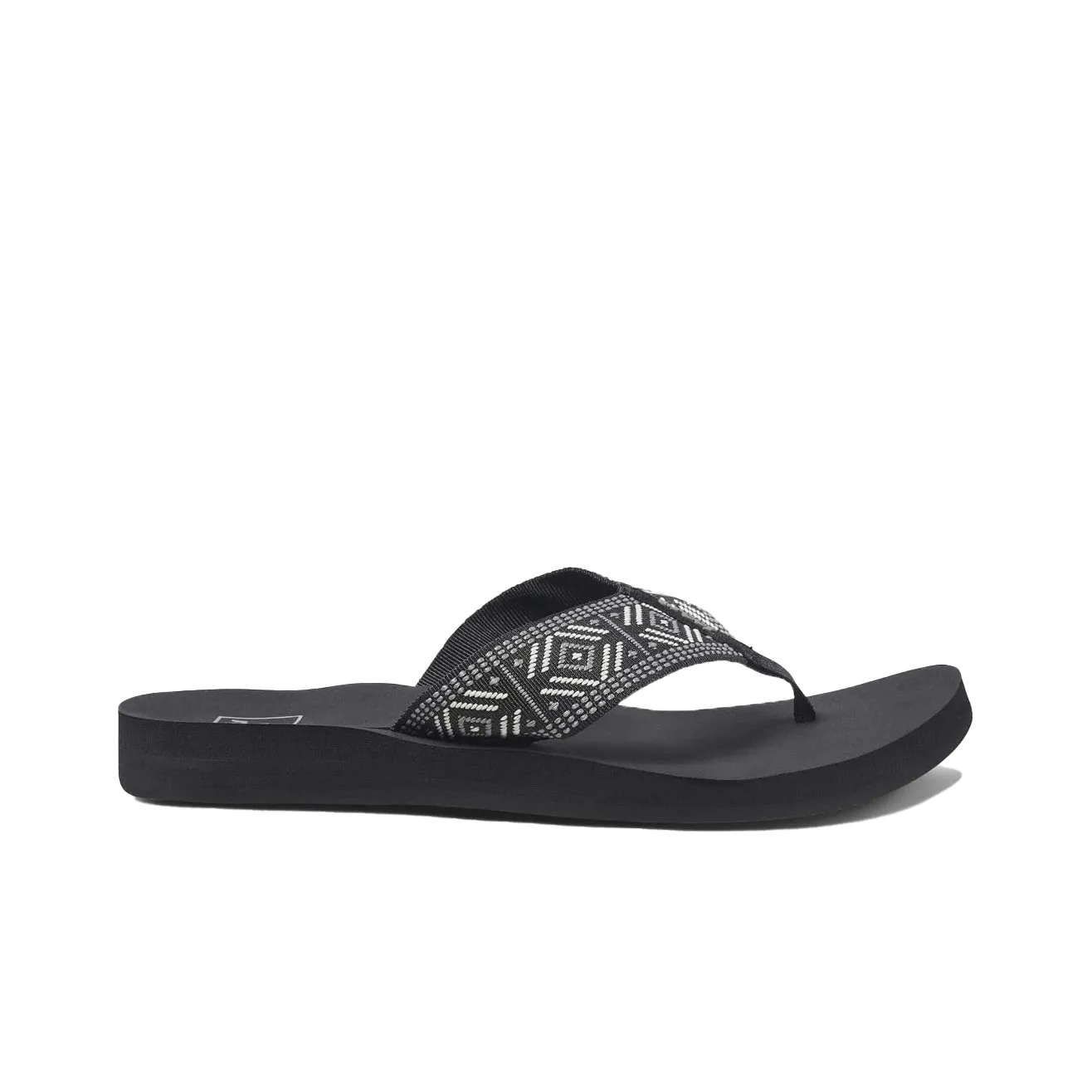 Reef Spring woven Black White Ladies