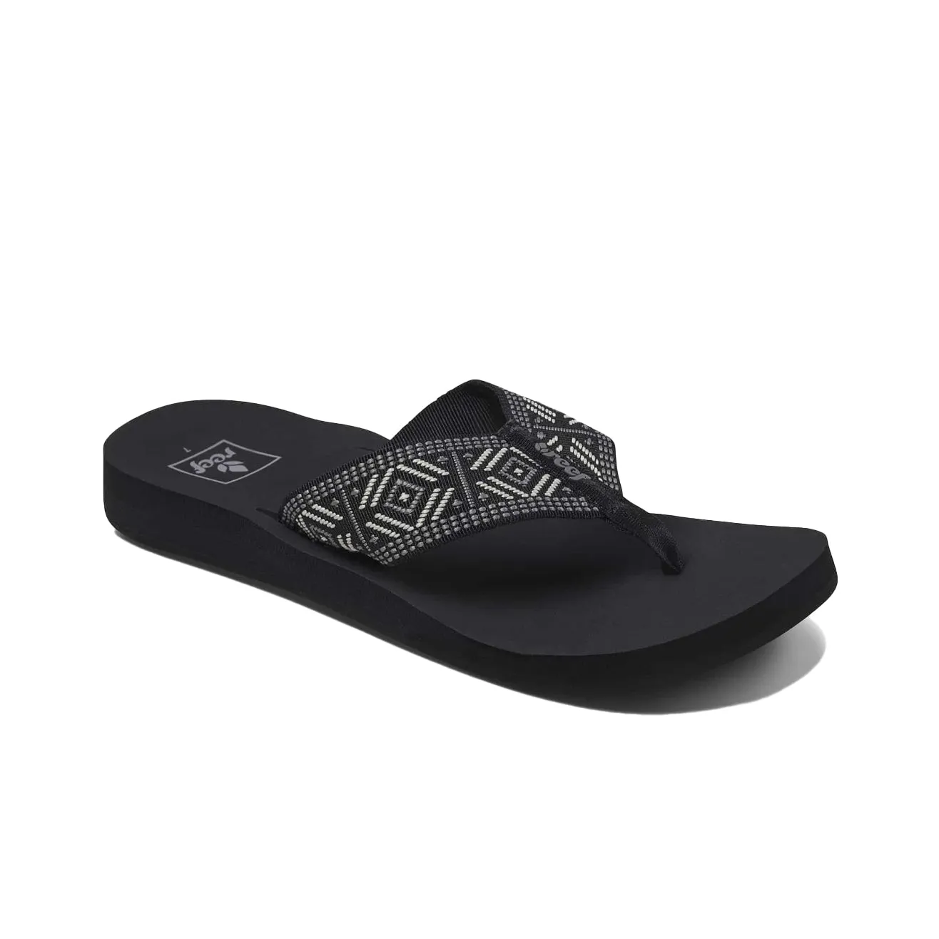 Reef Spring woven Black White Ladies