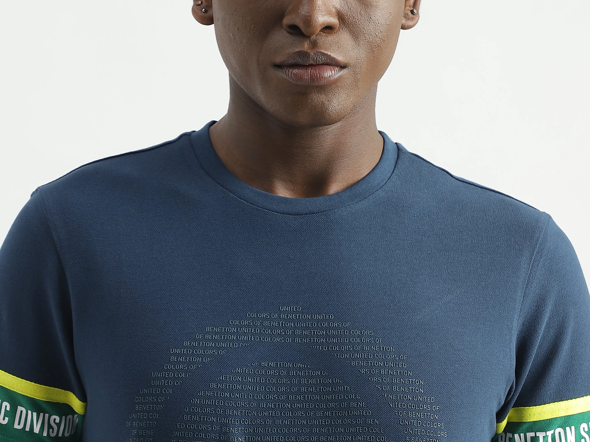 Regular-Fit Round Neck Solid T-Shirt