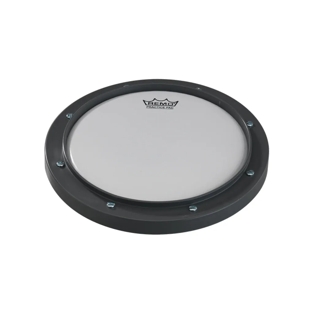 Remo 8" Gray Tunable Practice Pad with Ambassador Coated Drumhead