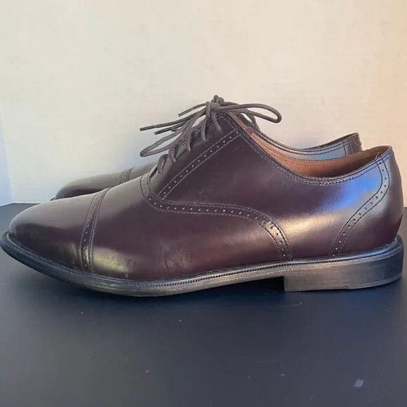 Rockport Classic‎ Cap Toe Oxford Dress Shoes Brown Leather Formal Business