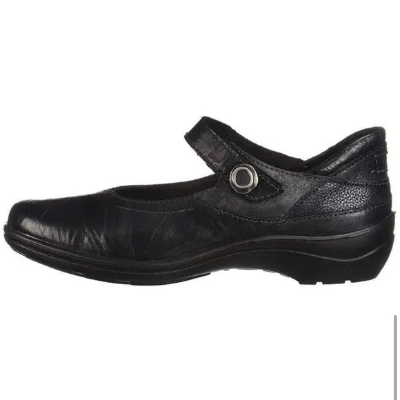 Romika Leather Black Mary Jane Cassie size EU 41 US 10 NEW by Josef Seibel