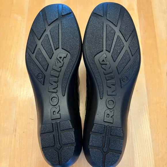 Romika Leather Black Mary Jane Cassie size EU 41 US 10 NEW by Josef Seibel