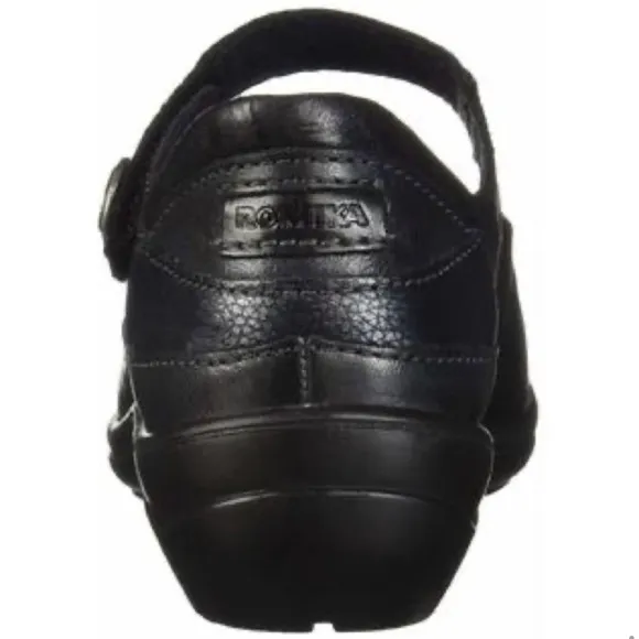 Romika Leather Black Mary Jane Cassie size EU 41 US 10 NEW by Josef Seibel