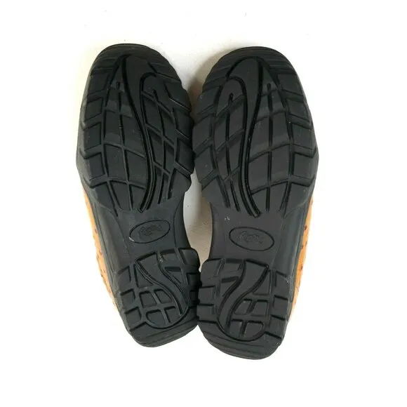Roper Performance Ostrich Print Full Grain Leather Slip On Shoes Womens US 7.5