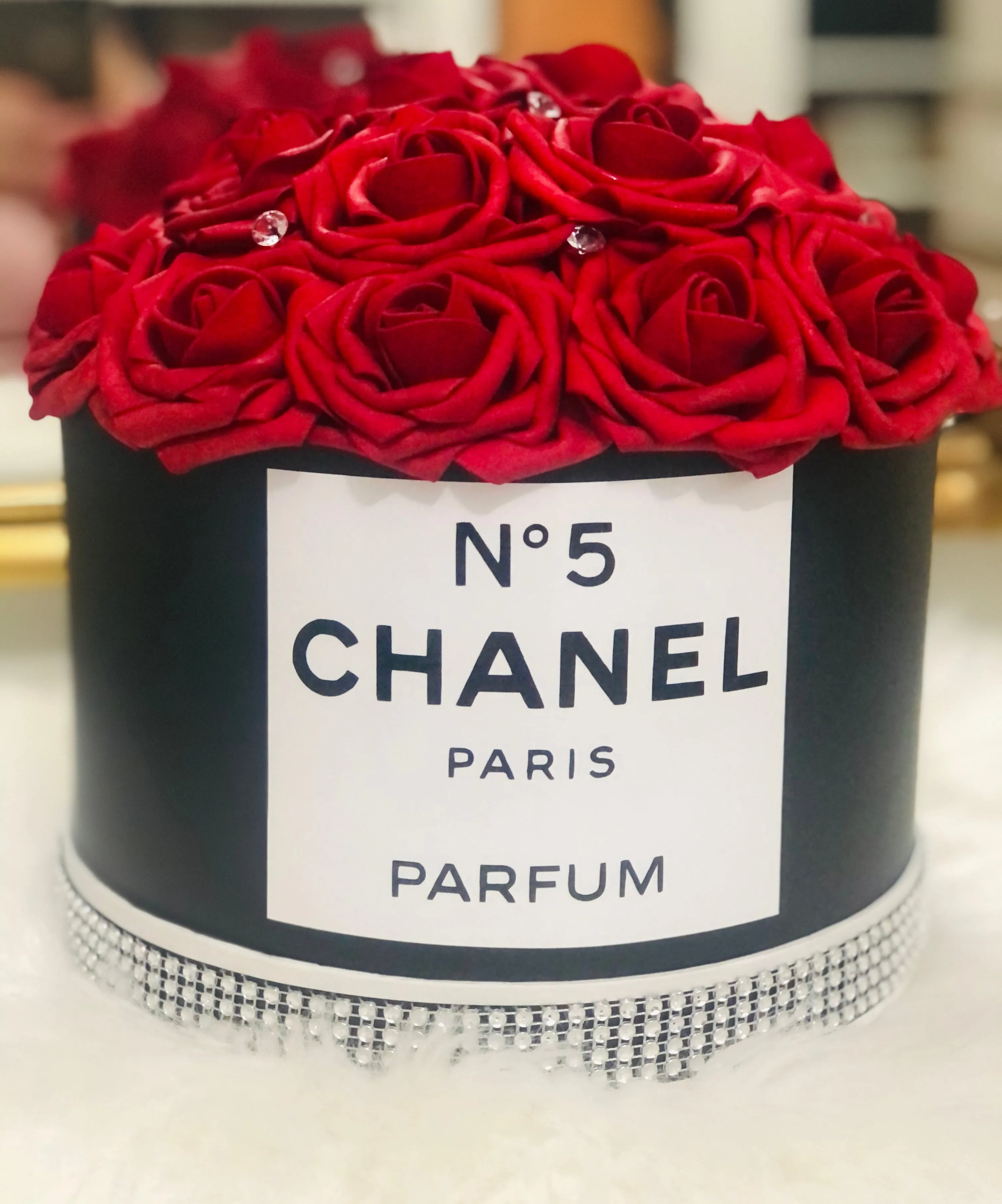 Round Flower Box Bouquet