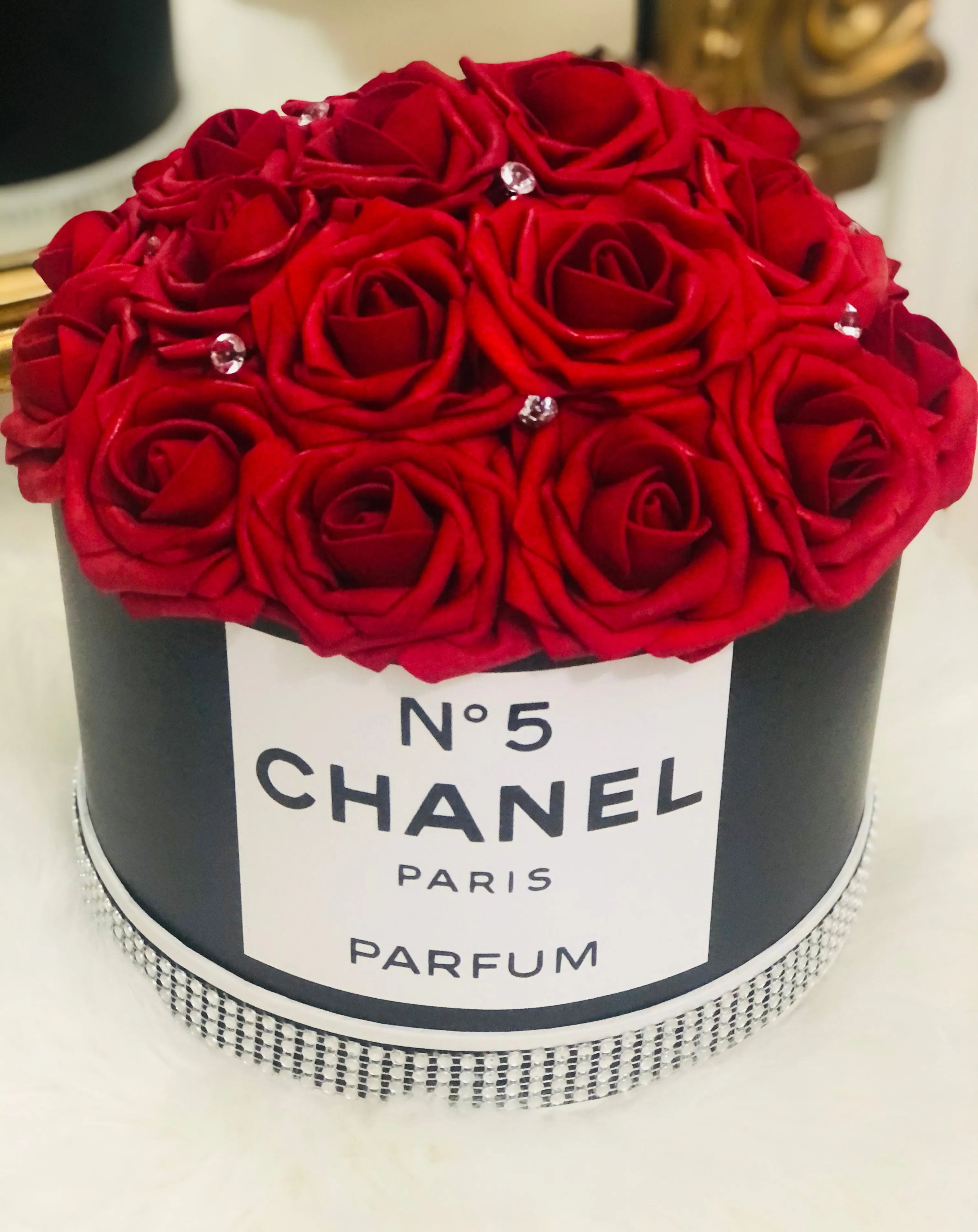 Round Flower Box Bouquet