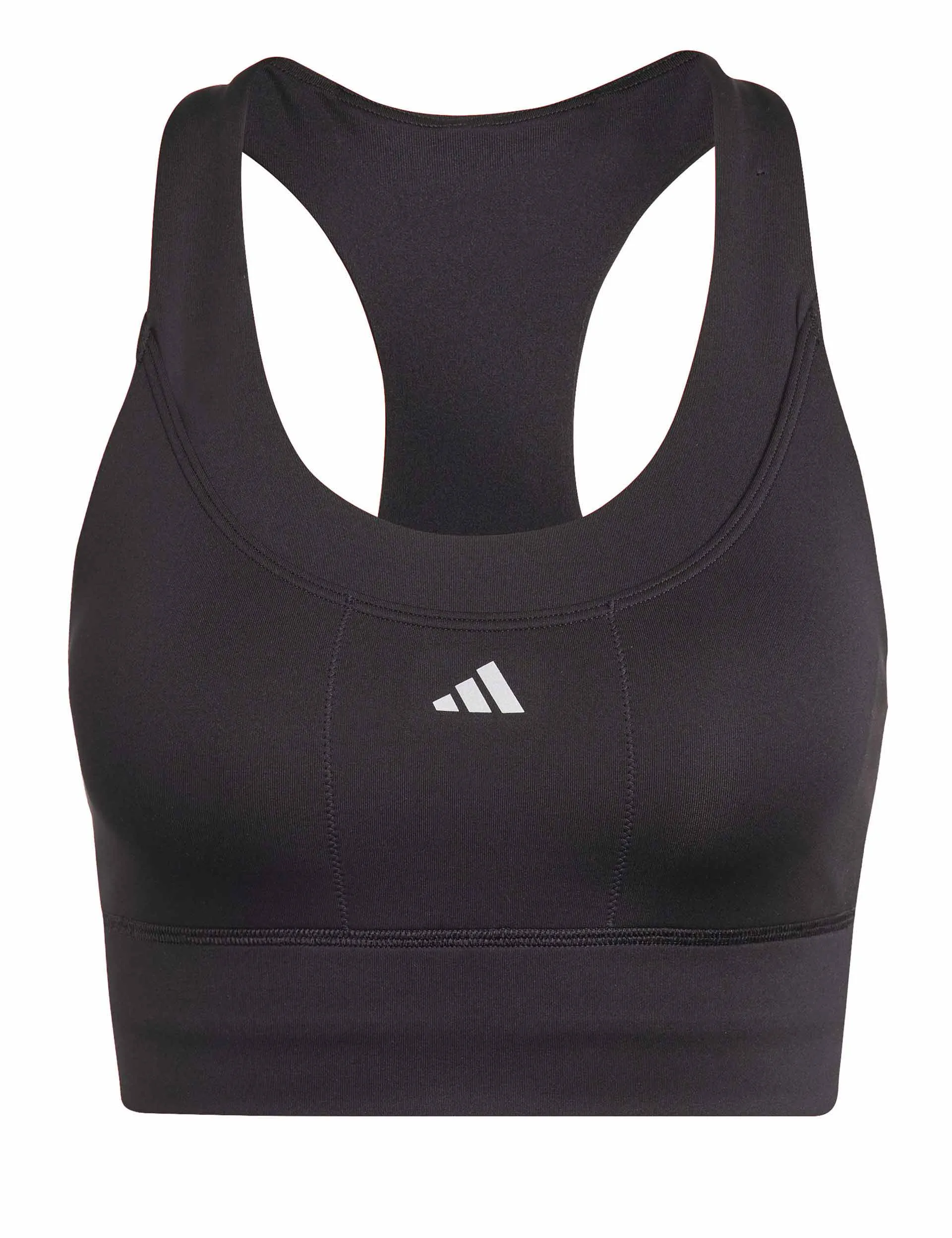 Run Pocket Medium-Support Bra - Black
