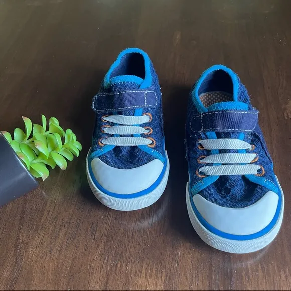 See Kai Run Blue  Saylor Shoes Size 10
