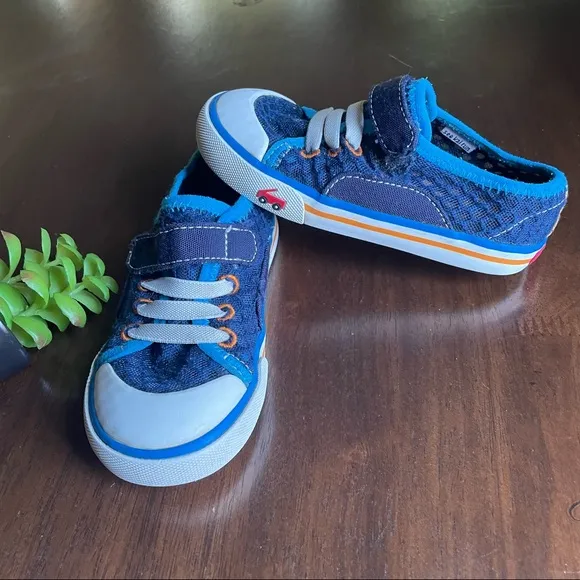See Kai Run Blue  Saylor Shoes Size 10