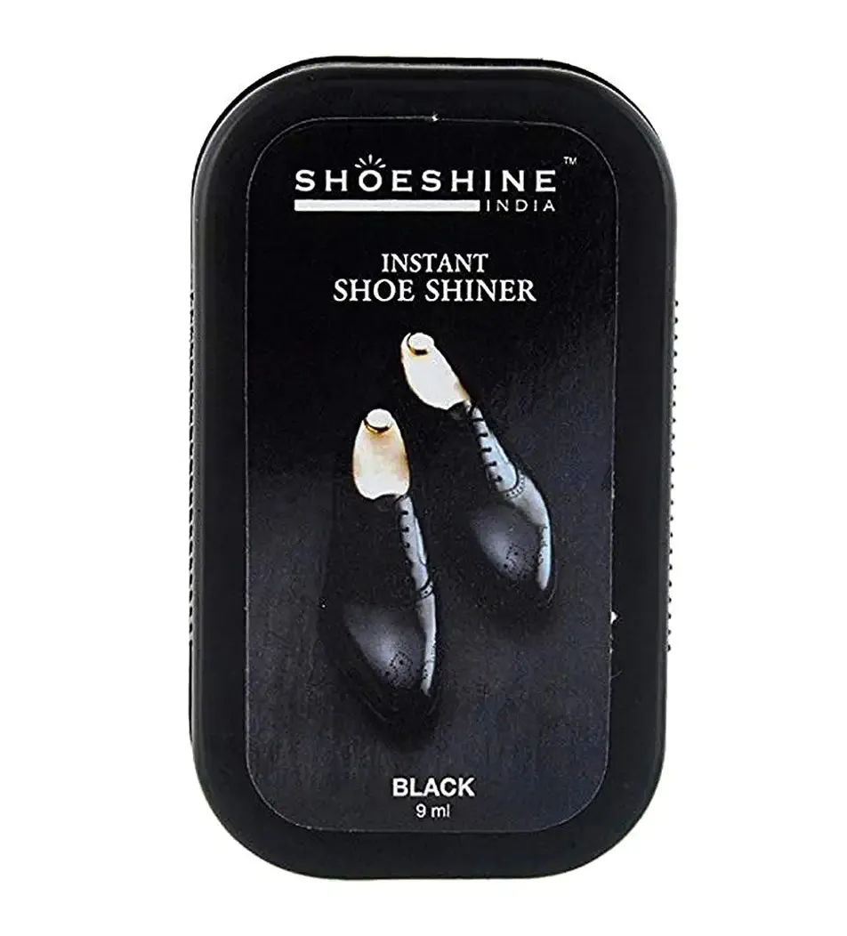 SHOESHINE shoe shiner 2 Neutral   1 Black (Pack of 3) - instant shoe shine sponge