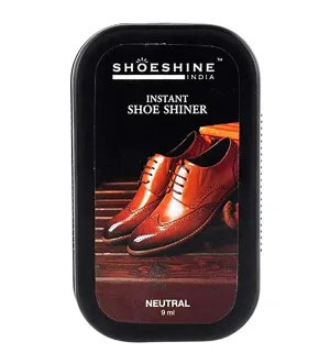 SHOESHINE shoe shiner Neutral (Pack of 2) - instant shoe shine sponge