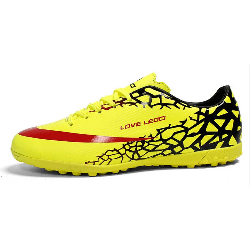 Size 33-44 Men Boy Kids Soccer Cleats Turf Football Soccer Shoes TF Hard Court Sneakers Trainers football boots S53