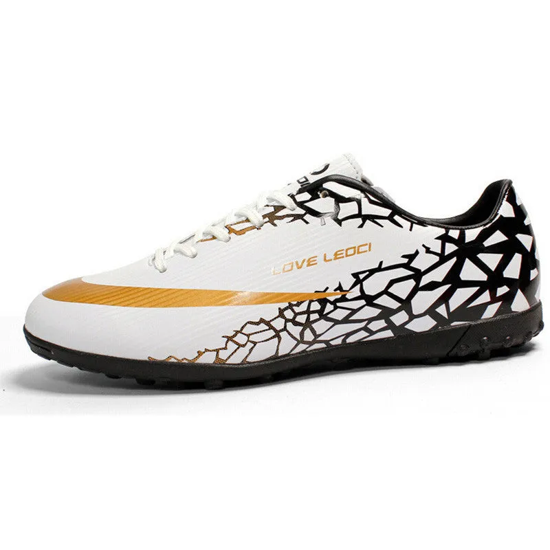 Size 33-44 Men Boy Kids Soccer Cleats Turf Football Soccer Shoes TF Hard Court Sneakers Trainers football boots S53