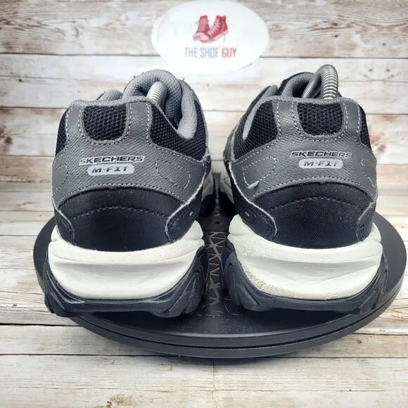 Skechers Athletics Men's Size 10 Black Memory Foam Running Shoes