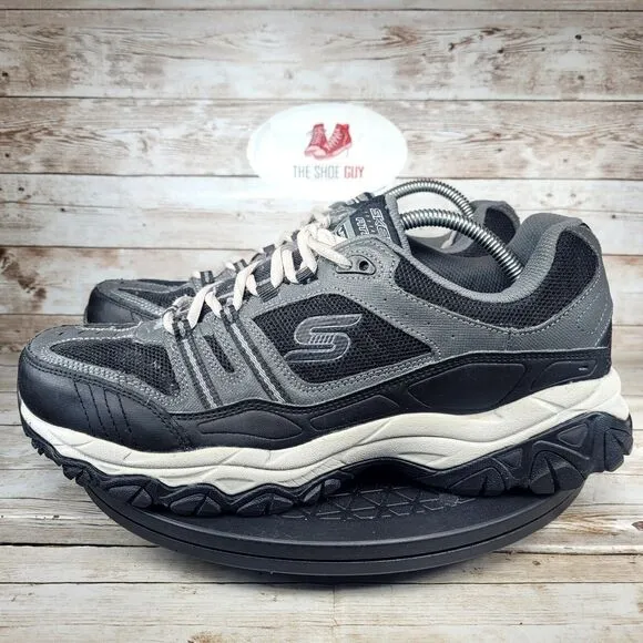 Skechers Athletics Men's Size 10 Black Memory Foam Running Shoes