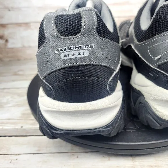 Skechers Athletics Men's Size 10 Black Memory Foam Running Shoes