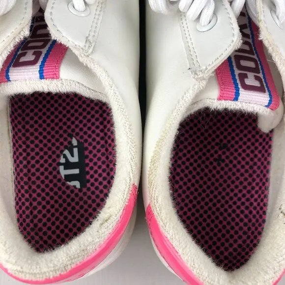 Skechers BT21 Women's Size 7 White Pink Cooky BTS Jungkook Sneakers 155290