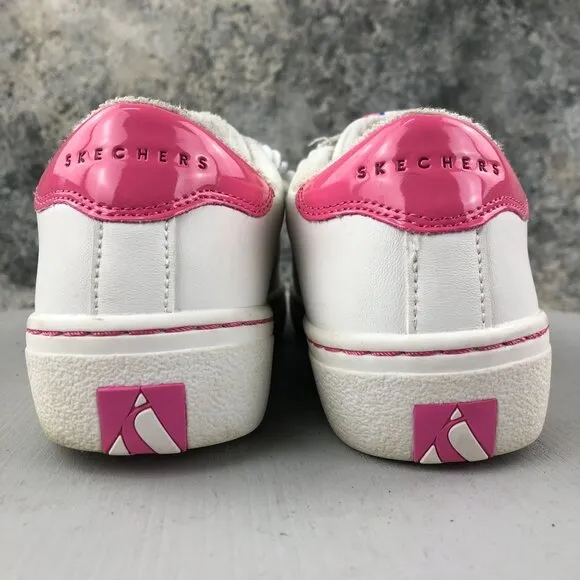 Skechers BT21 Women's Size 7 White Pink Cooky BTS Jungkook Sneakers 155290