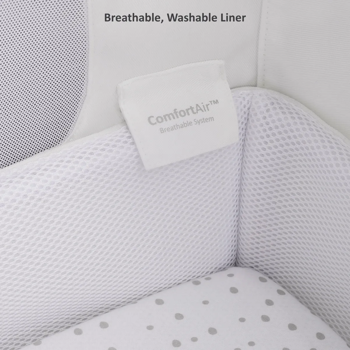 SnuzPod 4 Bedside Crib - White