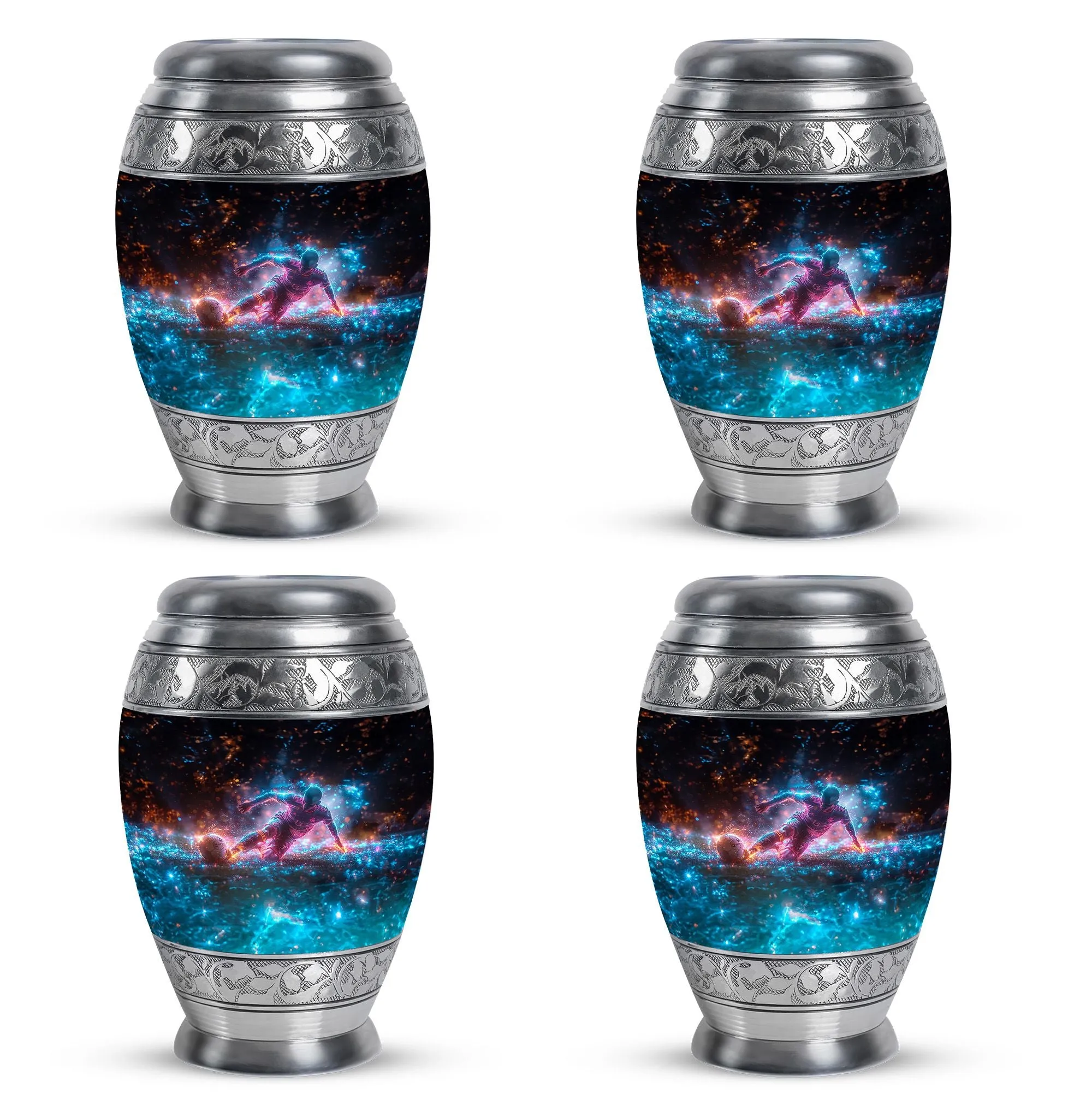 Soccer Keepsake For Ashes Large Funeral, Ashes Urn For Ashes