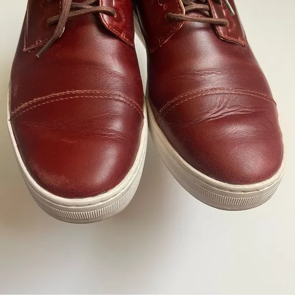 Sorel Caribou Leather Moccasin Sneakers Lace Up Mod Waterproof Brown Size US 9