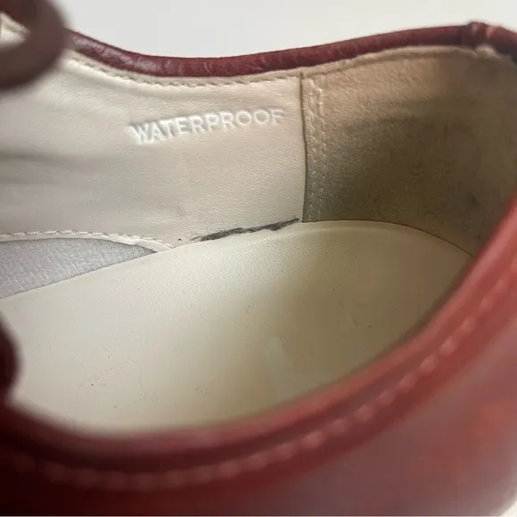 Sorel Caribou Leather Moccasin Sneakers Lace Up Mod Waterproof Brown Size US 9
