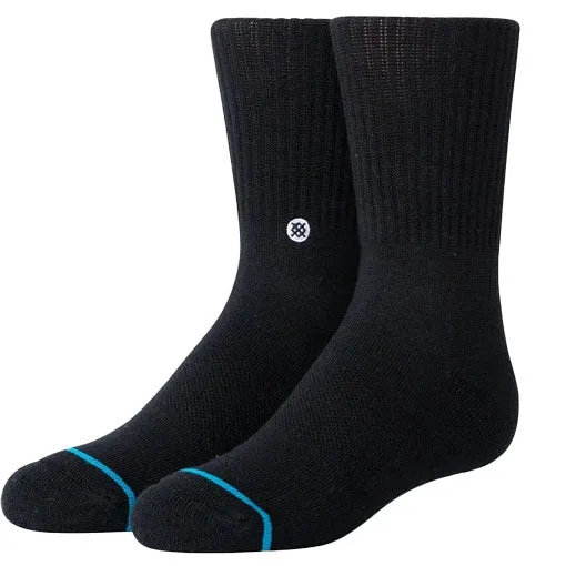 Stance Kids' Icon Crew 3-Pack Sock Black