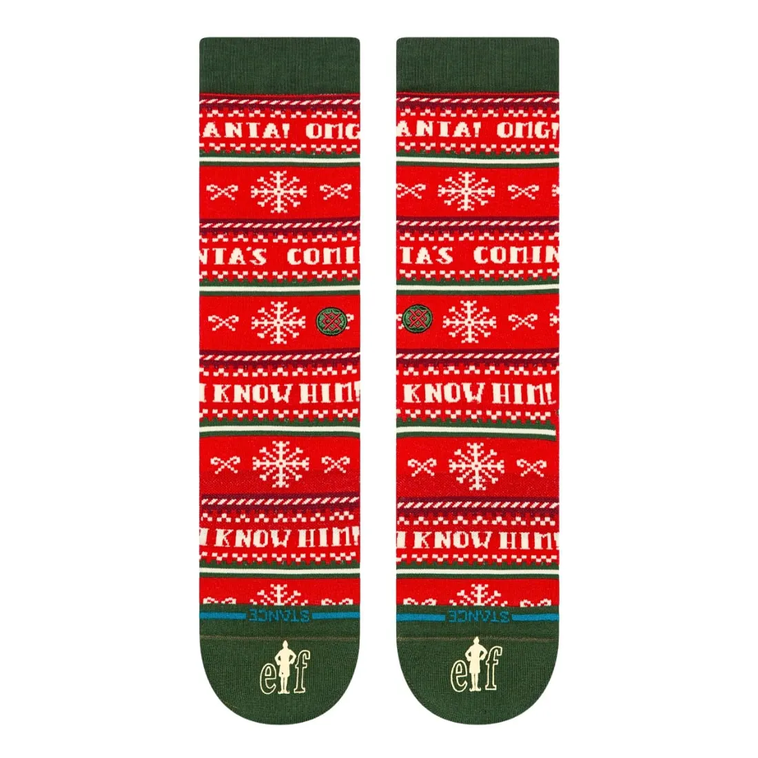 Stance x Elf I Know Him Socks - Red