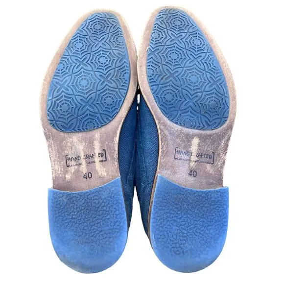 Steve Madden Men’s Shoes Limited Edition Original Style Blue Leather Sz 7