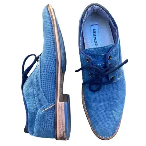 Steve Madden Men’s Shoes Limited Edition Original Style Blue Leather Sz 7