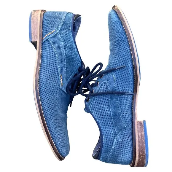 Steve Madden Men’s Shoes Limited Edition Original Style Blue Leather Sz 7