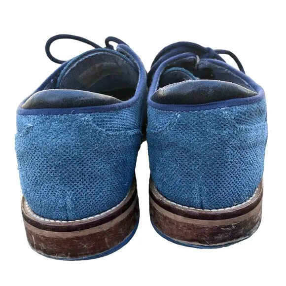 Steve Madden Men’s Shoes Limited Edition Original Style Blue Leather Sz 7