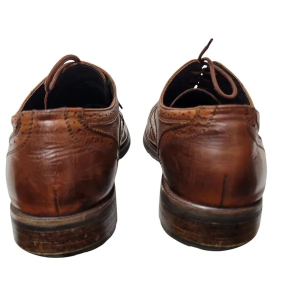 Steve Madden Persey Wingtip Oxford Leather Shoes Men's. Size 11.5. Pre-owned