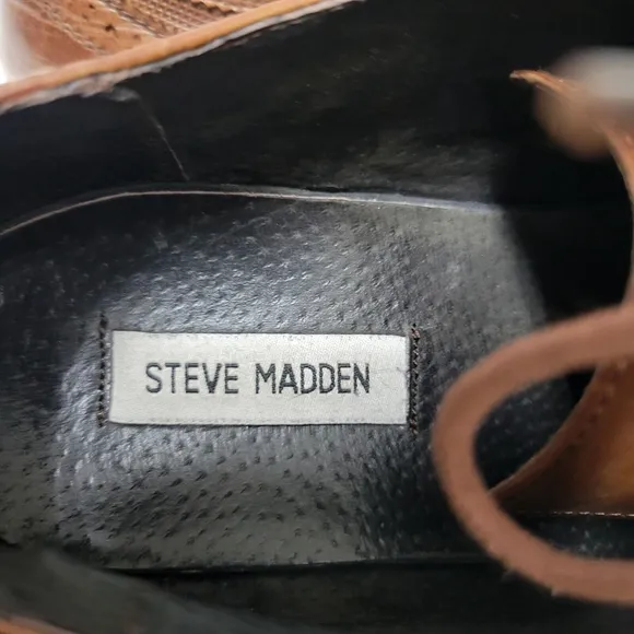 Steve Madden Persey Wingtip Oxford Leather Shoes Men's. Size 11.5. Pre-owned