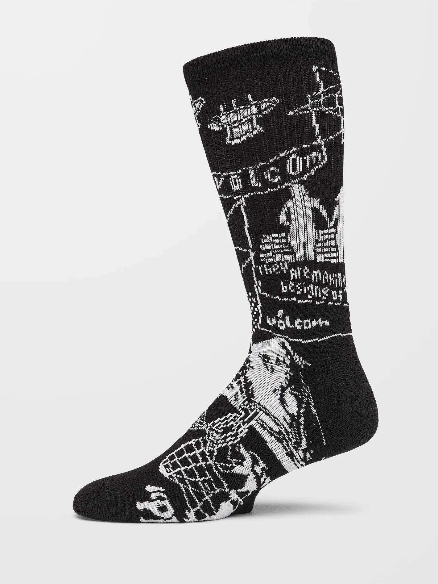 Stoney Shred Socks - White