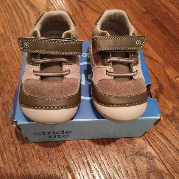 Stride Rite Brown Kids Shoes