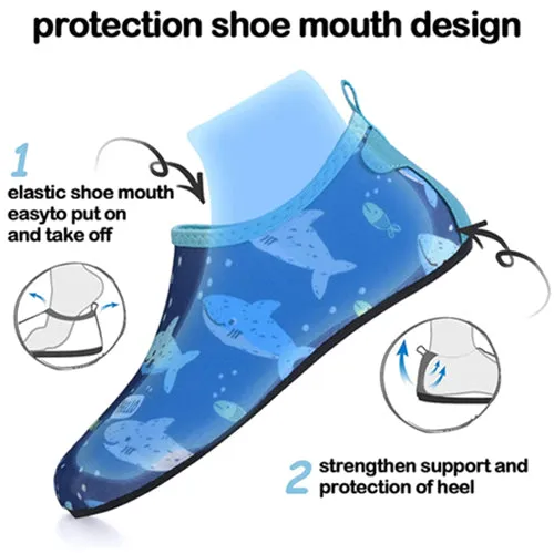 Test Boys and Girls Beach Water Shoes Hello Shark