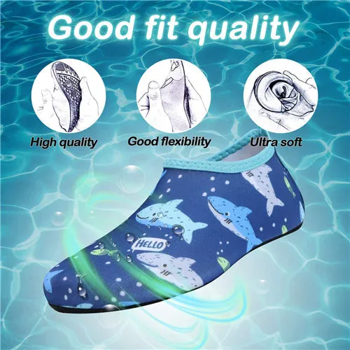 Test Boys and Girls Beach Water Shoes Hello Shark