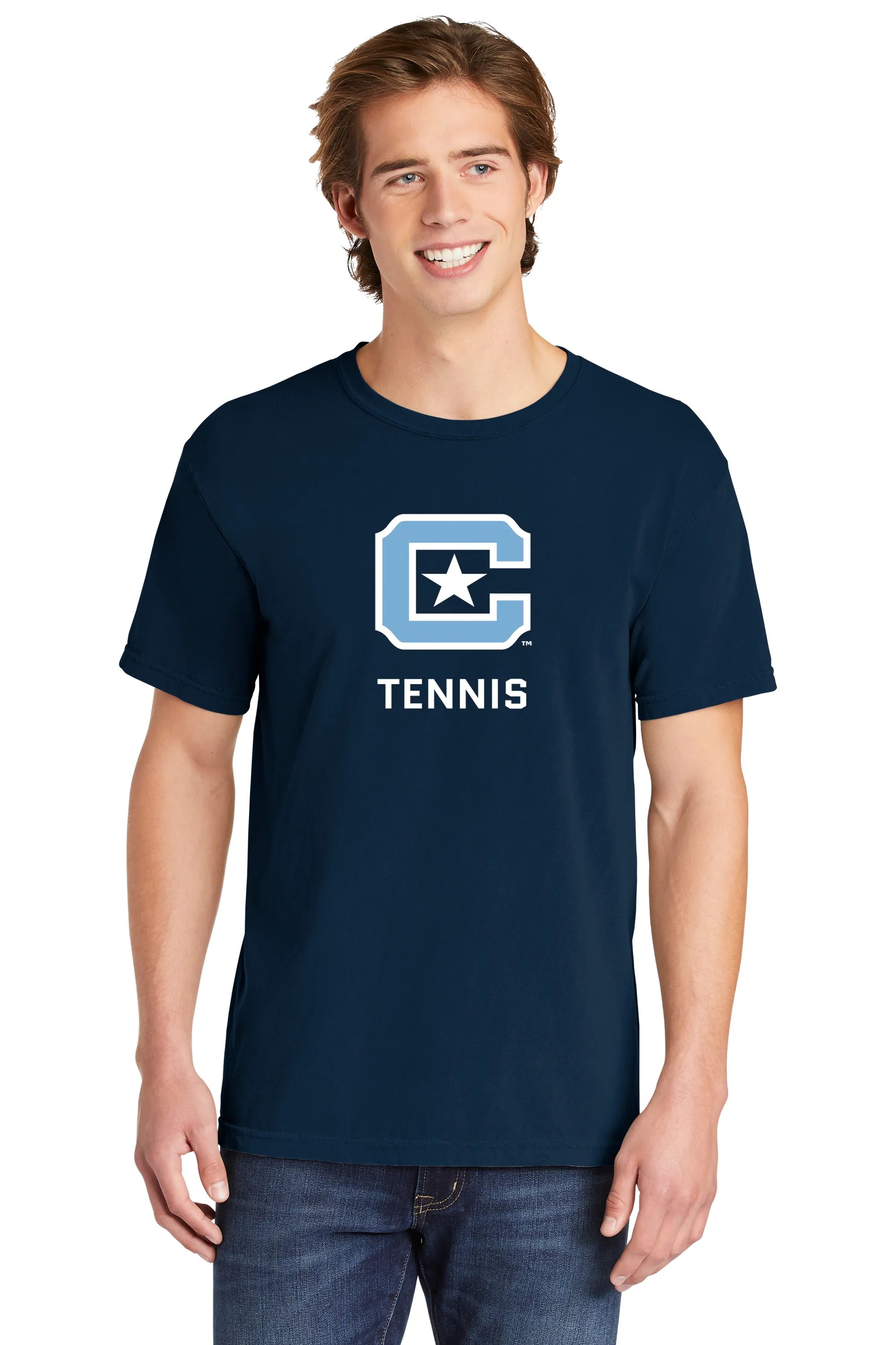The Citadel C,Sports - Tennis,  Comfort Colors ® Heavyweight Ring Spun Tee Shirt