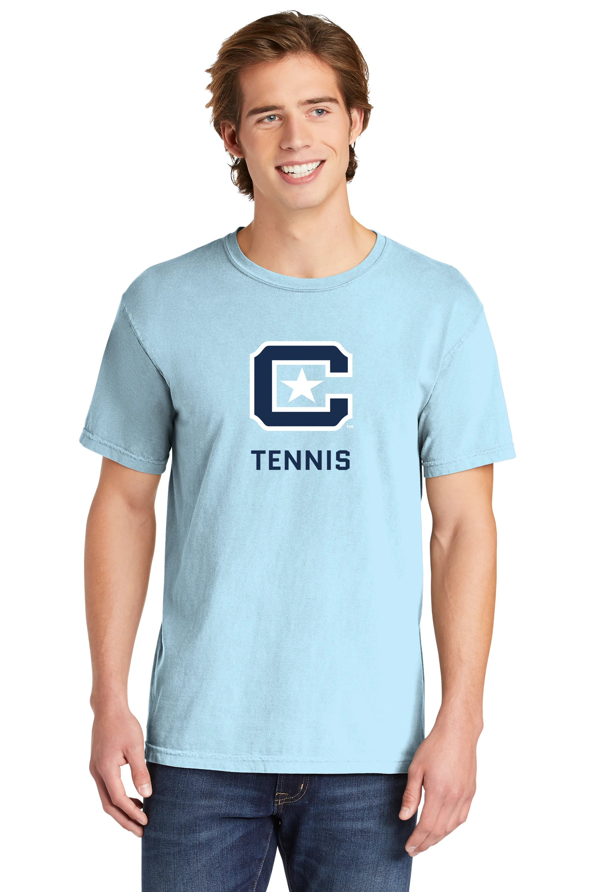 The Citadel C,Sports - Tennis,  Comfort Colors ® Heavyweight Ring Spun Tee Shirt