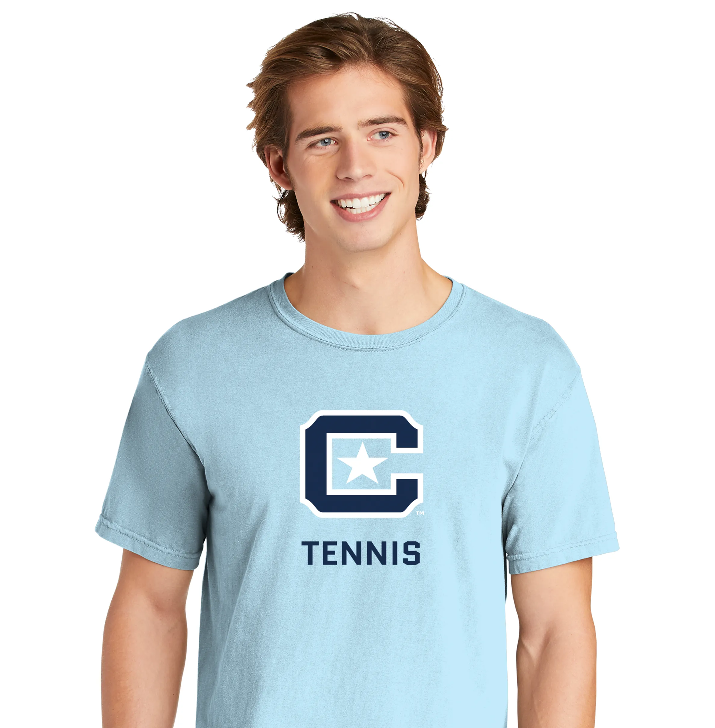 The Citadel C,Sports - Tennis,  Comfort Colors ® Heavyweight Ring Spun Tee Shirt