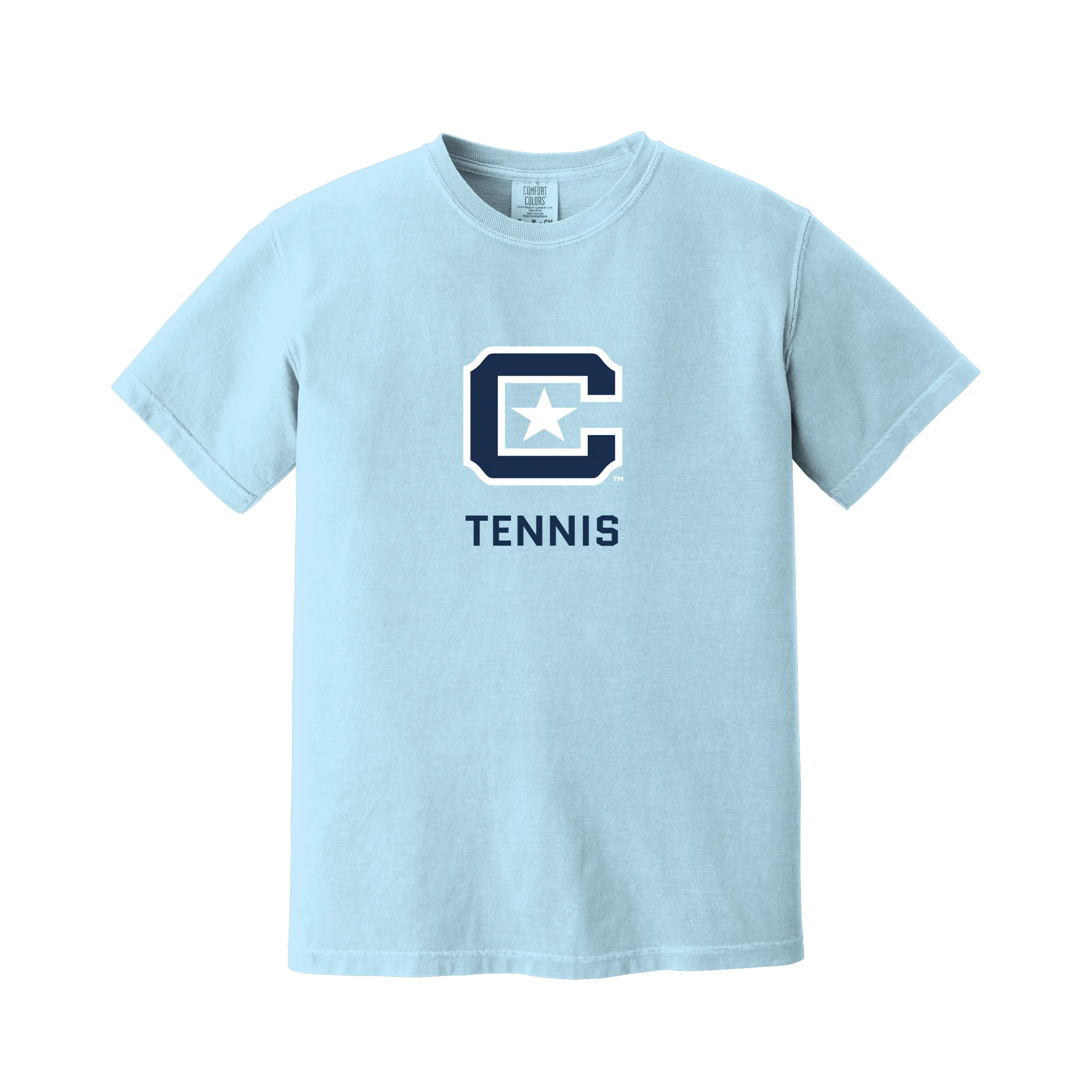 The Citadel C,Sports - Tennis,  Comfort Colors ® Heavyweight Ring Spun Tee Shirt