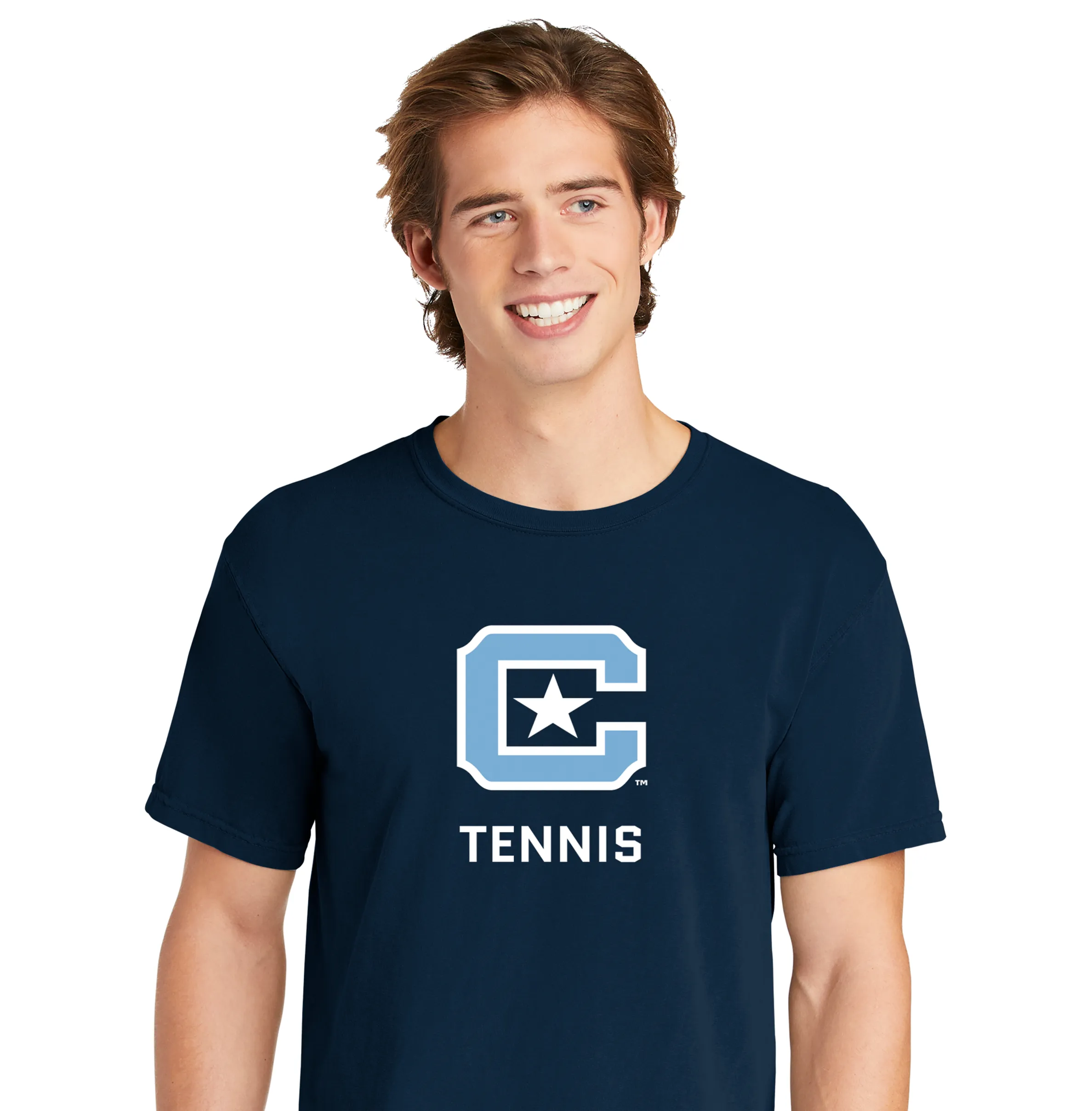 The Citadel C,Sports - Tennis,  Comfort Colors ® Heavyweight Ring Spun Tee Shirt