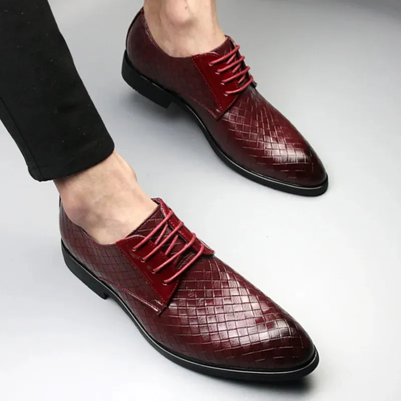 Trending Men's casual Leather Shoes – Pointed Toe Business Casual shoes