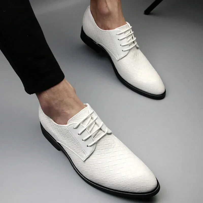 Trending Men's casual Leather Shoes – Pointed Toe Business Casual shoes