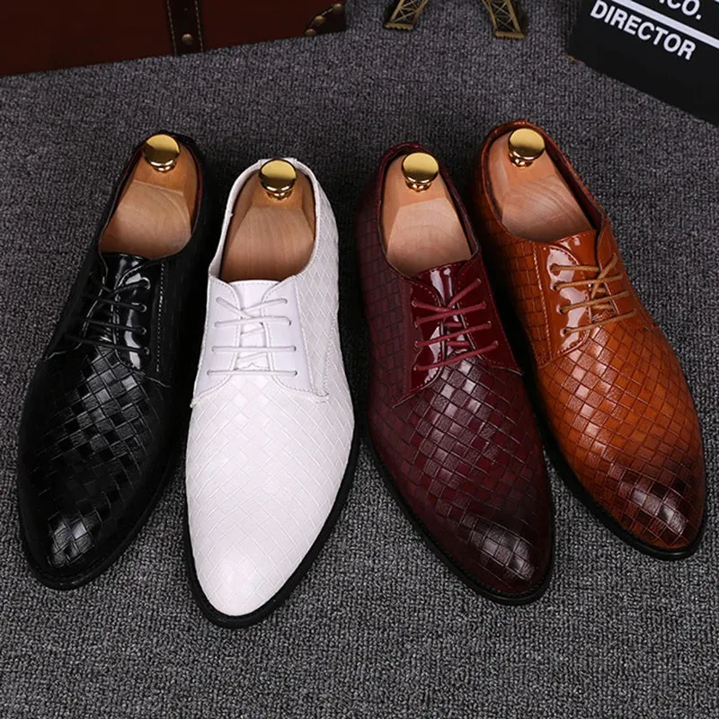 Trending Men's casual Leather Shoes – Pointed Toe Business Casual shoes
