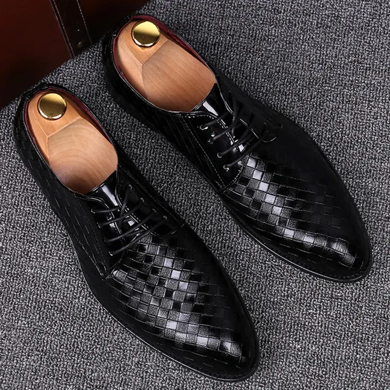 Trending Men's casual Leather Shoes – Pointed Toe Business Casual shoes